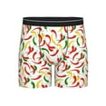 thumbnail image 1 of Men'S Boxer Briefs, Bell Pepper Colorful Soft And Breathable Mens Underwear Boxer Briefs With Widen Waist, 1 of 2