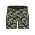 thumbnail image 1 of Men'S Boxer Briefs, Bike Pattern Shiny Soft And Breathable Mens Underwear Boxer Briefs With Widen Waist, 1 of 2