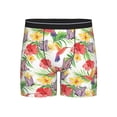 thumbnail image 1 of Men'S Boxer Briefs, Butterflies Flowers Hummingbirds Soft And Breathable Mens Underwear Boxer Briefs With Widen Waist, 1 of 2