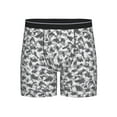 thumbnail image 1 of Men'S Boxer Briefs, Camouflage Grey Soft And Breathable Mens Underwear Boxer Briefs With Widen Waist, 1 of 2