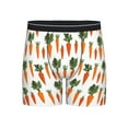 thumbnail image 1 of Men'S Boxer Briefs, Carrot Pattern Daucus Soft And Breathable Mens Underwear Boxer Briefs With Widen Waist, 1 of 2