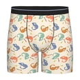 thumbnail image 1 of Men'S Boxer Briefs, Cartoon Funny Chameleon Lizard_A Soft And Breathable Mens Underwear Boxer Briefs With Widen Waist, 1 of 2