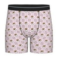 thumbnail image 1 of Men'S Boxer Briefs, Classic Cartoon Cute Hamster Soft And Breathable Mens Underwear Boxer Briefs With Widen Waist, 1 of 2