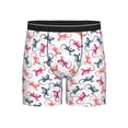 thumbnail image 1 of Men'S Boxer Briefs, Classic Colorful Cute Lizard Gecko Soft And Breathable Mens Underwear Boxer Briefs With Widen Waist, 1 of 2