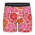 thumbnail image 1 of Men'S Boxer Briefs, Colorful Orange Soft And Breathable Mens Underwear Boxer Briefs With Widen Waist, 1 of 2