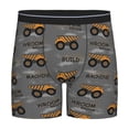 thumbnail image 1 of Men'S Boxer Briefs, Construction Machines Soft And Breathable Mens Underwear Boxer Briefs With Widen Waist, 1 of 2