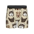 thumbnail image 1 of Men'S Boxer Briefs, Cool Dog Puppy Soft And Breathable Mens Underwear Boxer Briefs With Widen Waist, 1 of 2