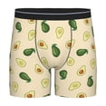 thumbnail image 1 of Men'S Boxer Briefs, Cute Avocado Soft And Breathable Mens Underwear Boxer Briefs With Widen Waist, 1 of 2