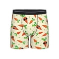thumbnail image 1 of Men'S Boxer Briefs, Cute Carrot Sunglasses Soft And Breathable Mens Underwear Boxer Briefs With Widen Waist, 1 of 2