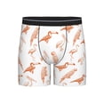 thumbnail image 1 of Men'S Boxer Briefs, Cute Parrot Flamingo Bird Toucan Soft And Breathable Mens Underwear Boxer Briefs With Widen Waist, 1 of 2