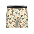 thumbnail image 1 of Men'S Boxer Briefs, Cute Rooster Color Soft And Breathable Mens Underwear Boxer Briefs With Widen Waist, 1 of 2
