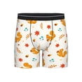 thumbnail image 1 of Men'S Boxer Briefs, Cute Squirrel Cartoon Mushroom Soft And Breathable Mens Underwear Boxer Briefs With Widen Waist, 1 of 2