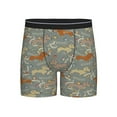 thumbnail image 1 of Men'S Boxer Briefs, Dachshund Dog Puppy No.1009 Soft And Breathable Mens Underwear Boxer Briefs With Widen Waist, 1 of 2