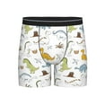 thumbnail image 1 of Men'S Boxer Briefs, Dinosaur Print I Soft And Breathable Mens Underwear Boxer Briefs With Widen Waist, 1 of 2