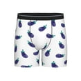 thumbnail image 1 of Men'S Boxer Briefs, Eggplant Cartoon Soft And Breathable Mens Underwear Boxer Briefs With Widen Waist, 1 of 2