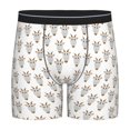 thumbnail image 1 of Men'S Boxer Briefs, Funny Cute Sheep Head White Soft And Breathable Mens Underwear Boxer Briefs With Widen Waist, 1 of 2
