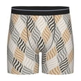 thumbnail image 1 of Men'S Boxer Briefs, Geometric Soft And Breathable Mens Underwear Boxer Briefs With Widen Waist, 1 of 2