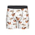 thumbnail image 1 of Men'S Boxer Briefs, Glamorous Cute Squirrel Soft And Breathable Mens Underwear Boxer Briefs With Widen Waist, 1 of 2