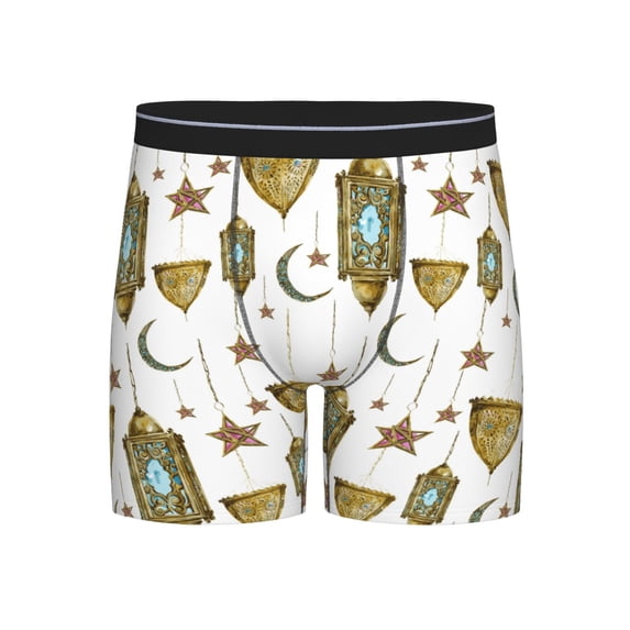 Men'S Boxer Briefs, Light Bulb Vintage Soft And Breathable Mens Underwear Boxer Briefs With Widen Waist