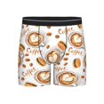 thumbnail image 1 of Men'S Boxer Briefs, Love Coffee Print Soft And Breathable Mens Underwear Boxer Briefs With Widen Waist, 1 of 2