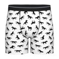 thumbnail image 1 of Men'S Boxer Briefs, Minimalist Cool Horse Black Soft And Breathable Mens Underwear Boxer Briefs With Widen Waist, 1 of 2