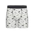 thumbnail image 1 of Men'S Boxer Briefs, Minimalist Cool Horses And Dots Soft And Breathable Mens Underwear Boxer Briefs With Widen Waist, 1 of 2