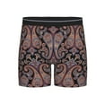 thumbnail image 1 of Men'S Boxer Briefs, Paisley Pattern No.90118 Soft And Breathable Mens Underwear Boxer Briefs With Widen Waist, 1 of 2