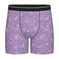 thumbnail image 1 of Men'S Boxer Briefs, Purple Lightning Glitter A Soft And Breathable Mens Underwear Boxer Briefs With Widen Waist, 1 of 2