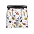 thumbnail image 1 of Men'S Boxer Briefs, Rocket Planets Soft And Breathable Mens Underwear Boxer Briefs With Widen Waist, 1 of 2