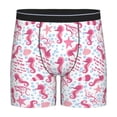 thumbnail image 1 of Men'S Boxer Briefs, Seahorse And Starfish Soft And Breathable Mens Underwear Boxer Briefs With Widen Waist, 1 of 2