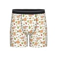 thumbnail image 1 of Men'S Boxer Briefs, Simple Drawing Cute Squirrel Soft And Breathable Mens Underwear Boxer Briefs With Widen Waist, 1 of 2