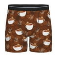 thumbnail image 1 of Men'S Boxer Briefs, Sloths Bear In Coffee Cup Soft And Breathable Mens Underwear Boxer Briefs With Widen Waist, 1 of 2