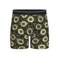 thumbnail image 1 of Men'S Boxer Briefs, Sunflowers Retro Soft And Breathable Mens Underwear Boxer Briefs With Widen Waist, 1 of 2