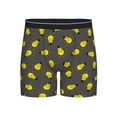 thumbnail image 1 of Men'S Boxer Briefs, Yellow Light Bulb Pattern Soft And Breathable Mens Underwear Boxer Briefs With Widen Waist, 1 of 2