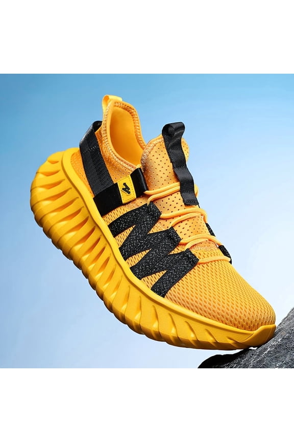Men'S Breathable Athletic Shoes, Running Shoes, Casual Footwear for Men