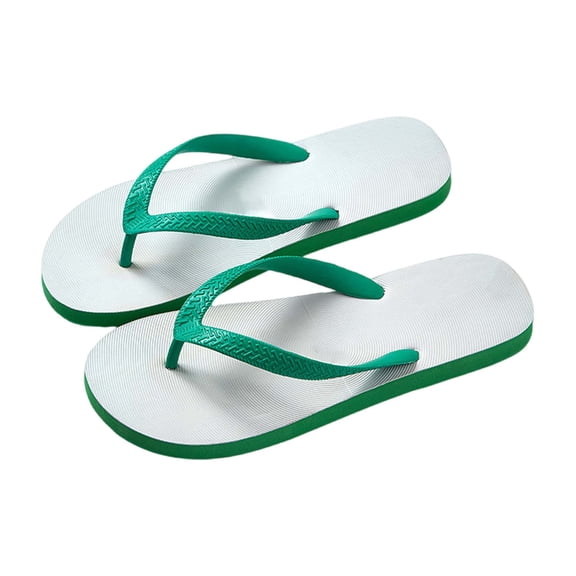 Men'S Breathable Beach Sandals Thai Flip Flops Men's Summer Non Slip Sandals Slippers Trend Rubber Indoor And Outdoor Wear Beach Shoes Personality Flip Flops Men'S Beach House Flip-Flops
