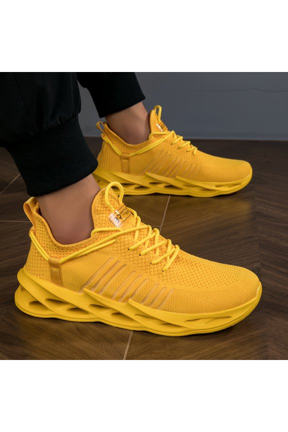 Men'S Breathable Blade Sneakers - Shock Absorbing, Lightweight Non-Slip Running Shoes for Jogging, Tennis, Gym, And Walking - Athletic Sneakers for Youth And Teens