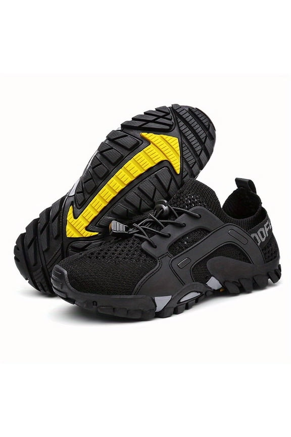 Men'S Breathable Comfortable Water Shoes - Low-Top Outdoor Hiking & Casual Shoes with Adjustable Buckle Closure, Non-Slip EVA Sole, Lightweight Synthetic & Mesh Upper for Trekking, Camping, Beach,