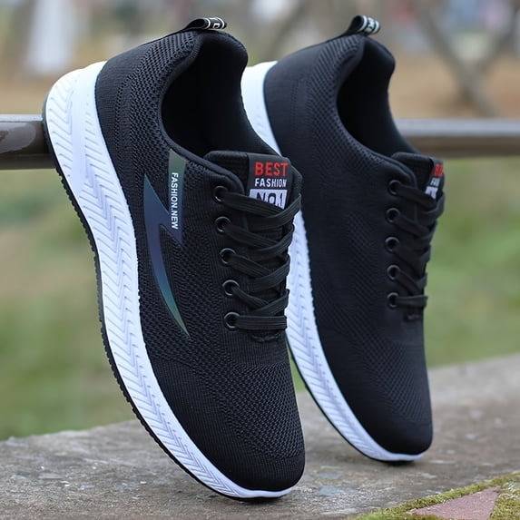Men'S Breathable Mesh Sports Shoes Suitable for All Seasons, Trendy And Versatile, Odor-Resistant Running Shoes, Stylish And Handsome Mesh Sneakers for Travel Lightweight Non-Slip Casual Shoes,