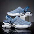 thumbnail image 1 of Men'S Breathable Mule Shoes with Mesh Upper, Casual Slip-Ons, EVA Sole, Odor-Resistant Beach Shoes, And Clogs, 1 of 9