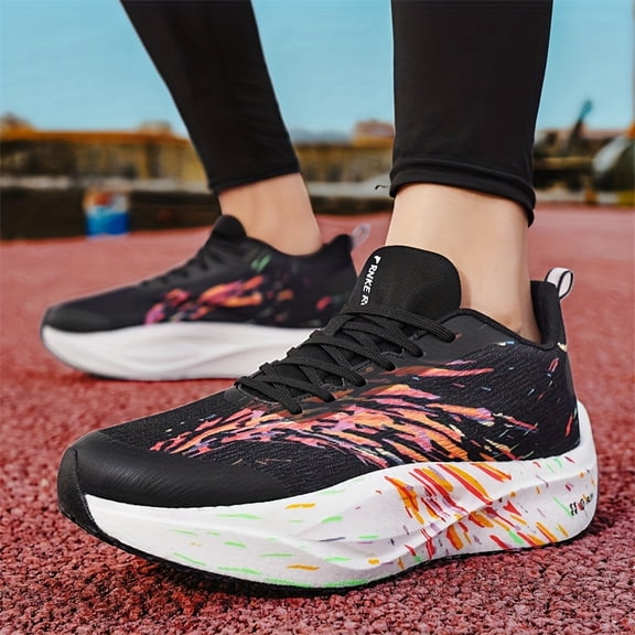 Men'S Breathable Running Shoes for Autumn 2025, Featuring Shock Absorption And Slip Resistance, Suitable for Middle-Distance Racing