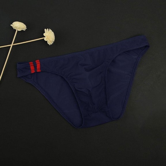 Men'S Breathable Underwear See Through Briefs Low Rise Lingerie Underpants