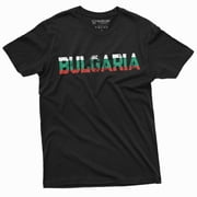 MenS Bulgaria T-Shirt Bulgarian Flag Coat Of Arms Independence Day National Tee Shirt