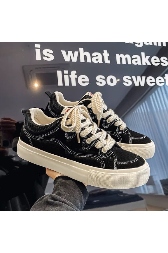 Men'S Burgundy Platform Sneakers - Chunky Low-Top Skate Shoes with Round Toe & Lace-Up Closure, All-Season Casual Streetwear Shoes for Men, Winter-Ready  Faux Cover Upper & Cushioned Insole