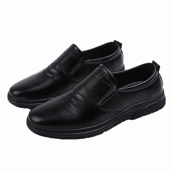 Men'S Casual Dress Shoes with Soft Soles, Comfortable And Durable Outsoles, Vintage Embossed Business Casual Men'S Dress Shoes