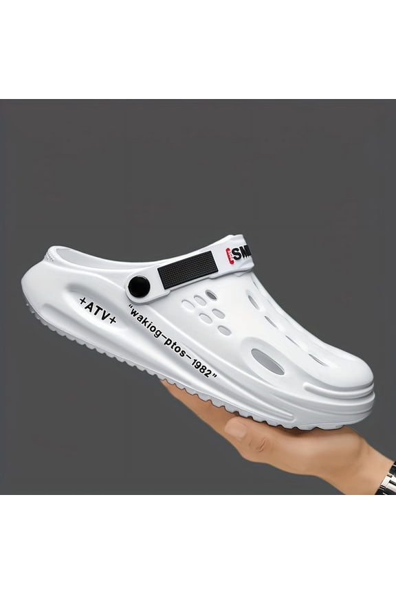 Men'S Casual EVA Mules & Clogs - Slip-On Summer Shoes with Textured Grip, Round Toe Design, and Comfortable Fit for Casual Attire, Summer Footwear | Sporty Design | EVA Material Shoe