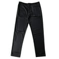Men'S Casual Pants Elastic Four Season Texture Button Small Legs