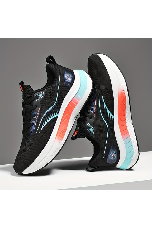 Men'S Casual Running Shoes, High-Performance Racing Fitness Shoes, Featuring a Comfortable Fabric Lining And Breathable Mesh, Suitable for Gym Workouts And Outdoor Hiking