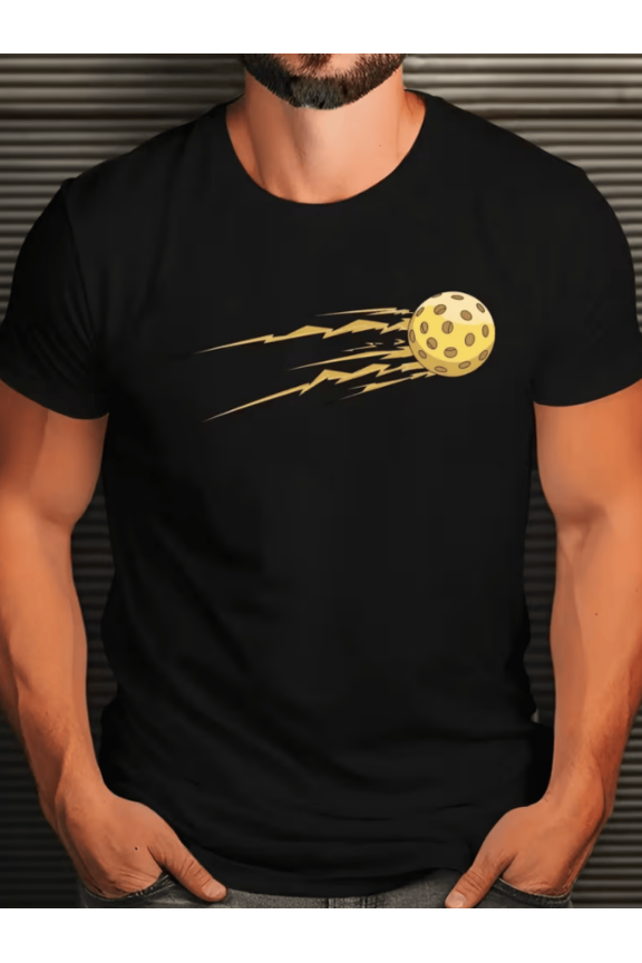 Men'S Casual Short Sleeve T-Shirt | Summer Breathable Crew Neck with Trendy Soccer Print, Machine Washable, Regular Fit for Casual Wear