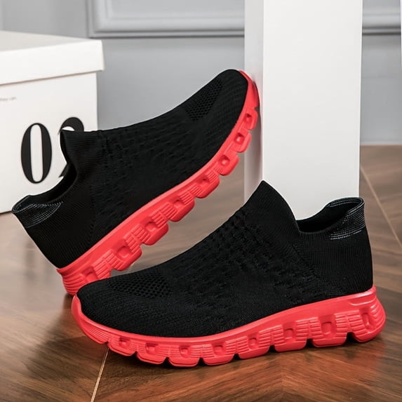 Men'S Casual Sports Shoes That Are Comfortable, Lightweight, And Suitable for Jogging; Breathable And Stylish Running Shoes Designed to Be Worn with Knitted Socks.